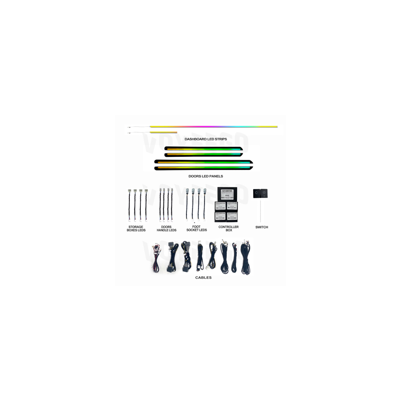Interior Design Apps - Automotive Light Emitting Diode Bar Light