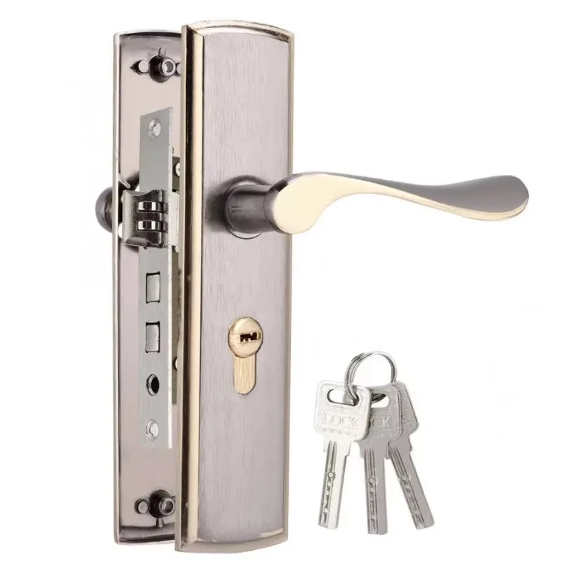 Interior Design Kitchen - Gold Door Handle Lock Silent House