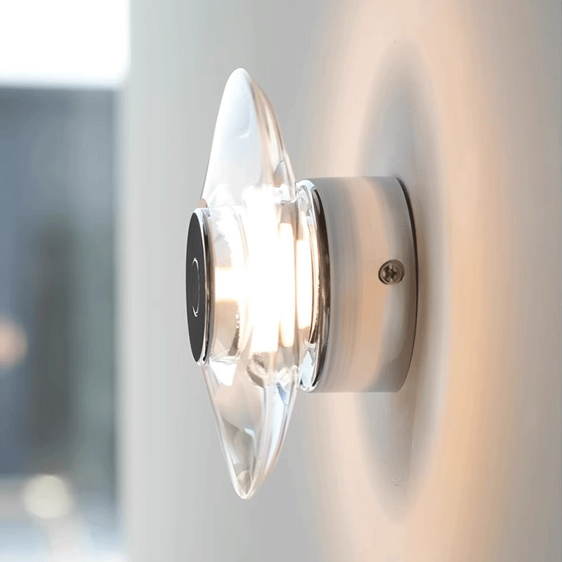 Modern Round Crystal Bedside L - Rattan Mirror Round recension och pris