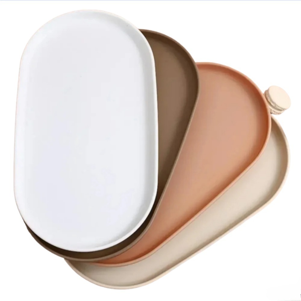 Oval Serving Tray Plastic Tray - Travertine Tray Oval recension och pris