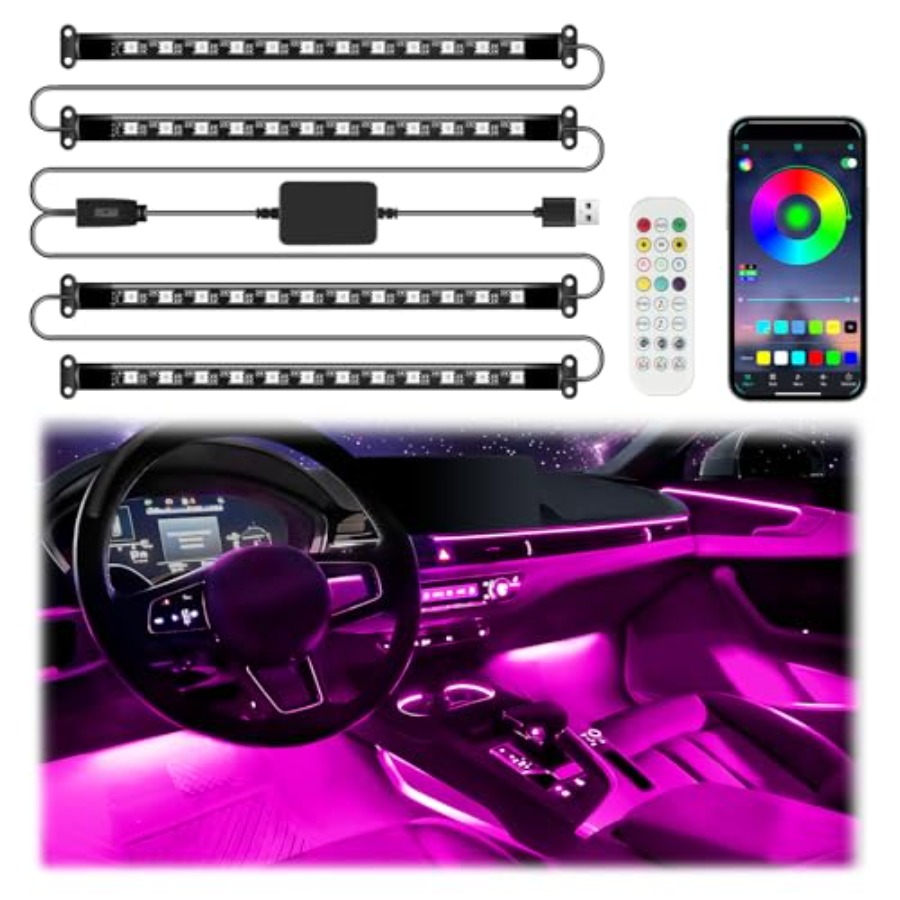 Smart Car Interior LED Lights  - Interior Design Apps recension och pris