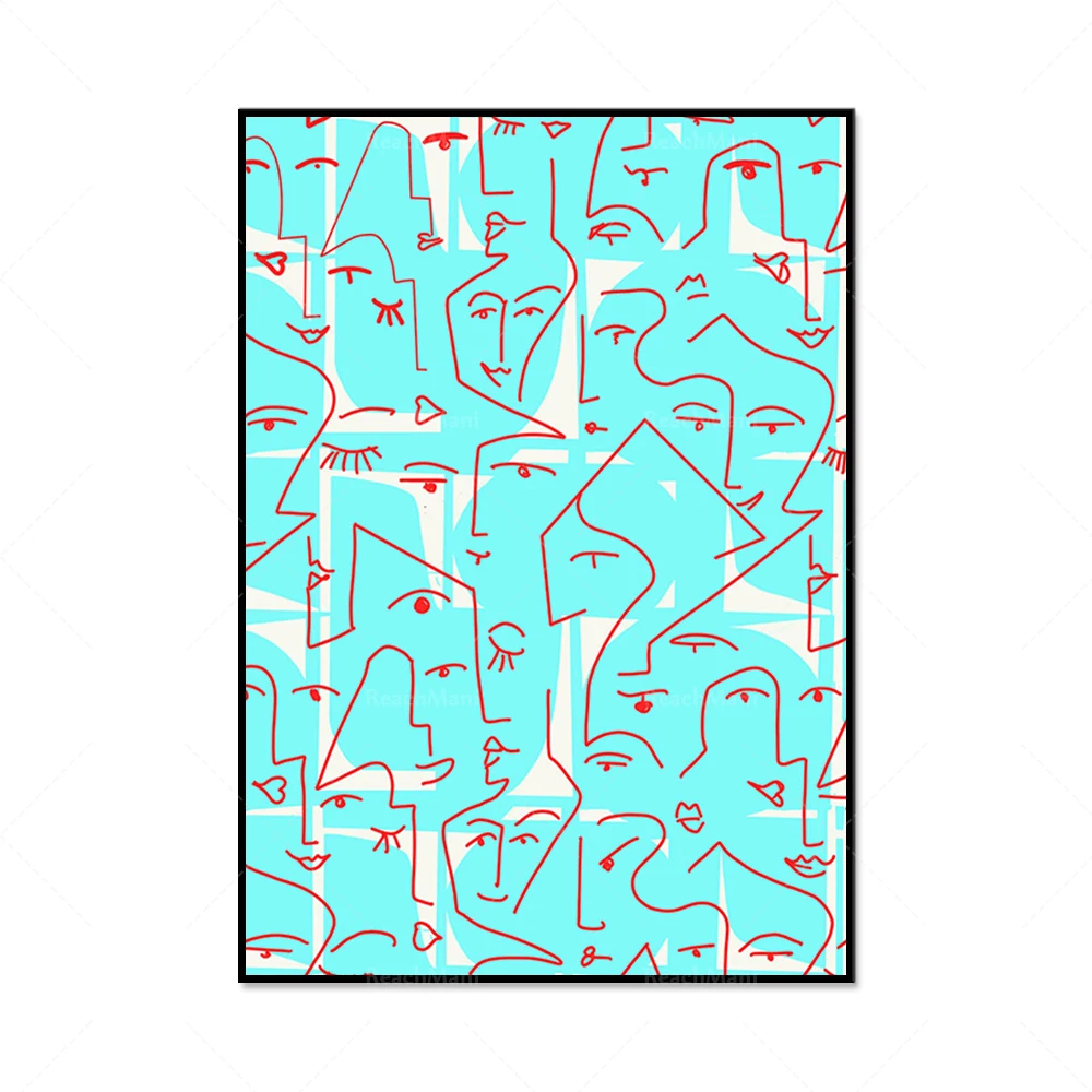 Portrait Graphic Sketch Art De - Interior Design Scandinavian recension och pris