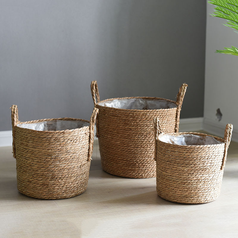 1PC Handwoven natural rattan h - Rattan Tray Handle recension och pris