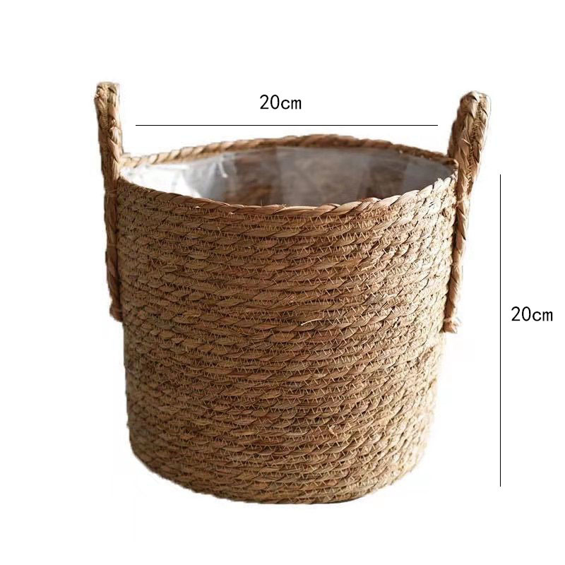 1PC Handwoven natural rattan h - Rattan Tray Handle recension och pris