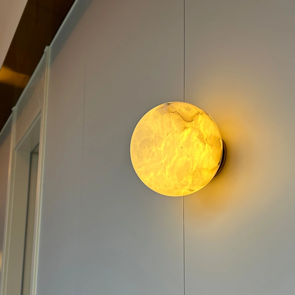 Spanish Marble Wall Lamp Bedro - Interior Design Japandi recension och pris