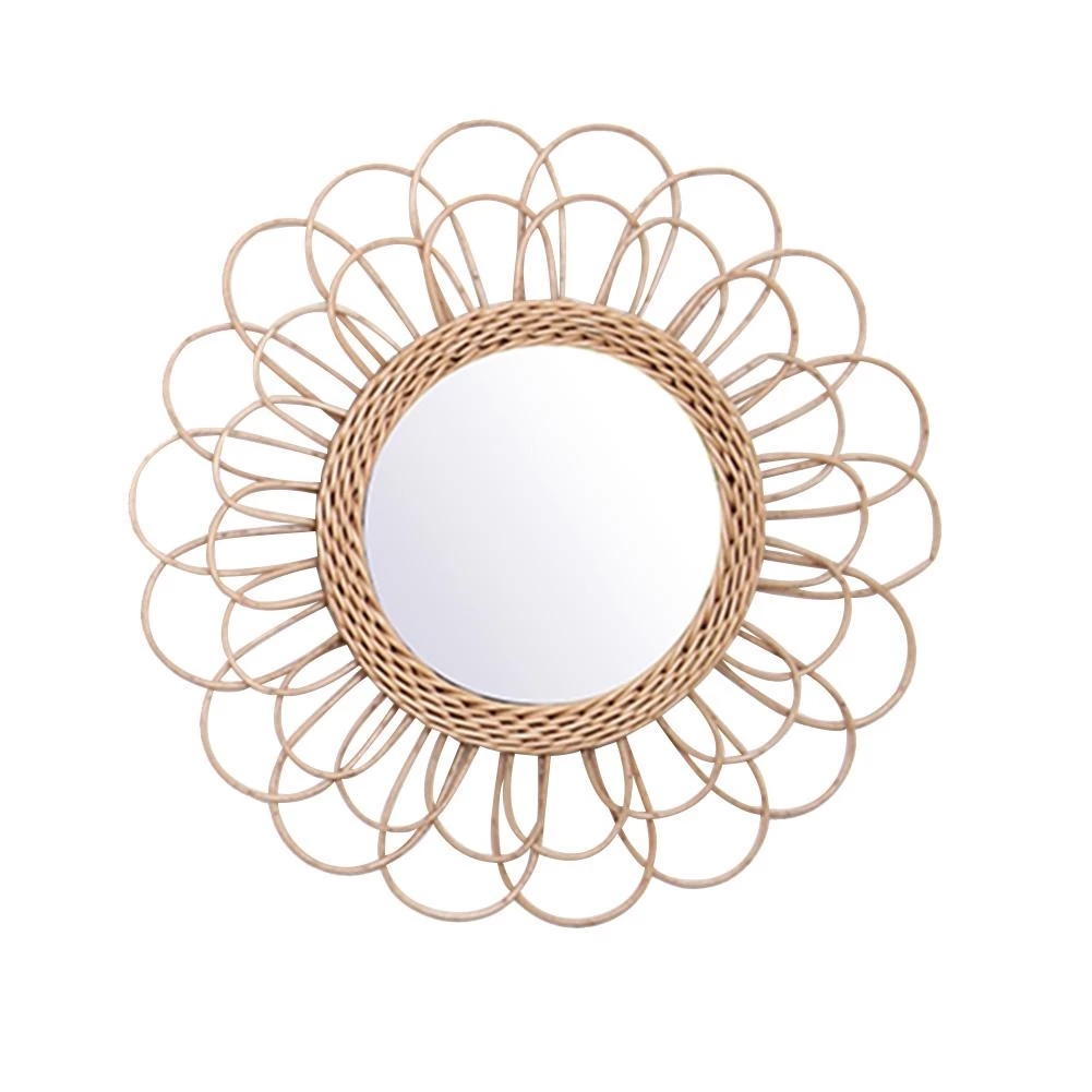 Rattan Mirror Innovative Home  - Rattan Mirror Round recension och pris