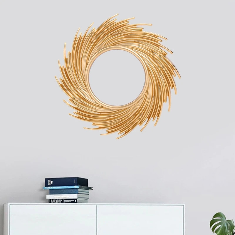 Round Rattan Makeup Mirror,Inn - Rattan Mirror Round recension och pris