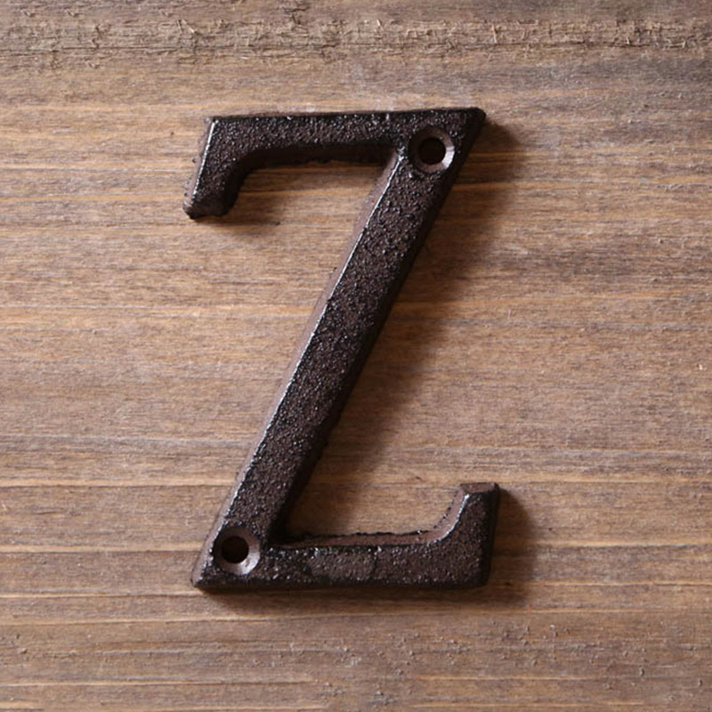 Metal Letters Numbers Cast Iro - Interior Design Quotes recension och pris