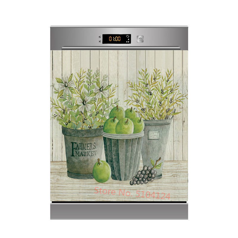 Potted Flower Sticker For Dish - Interior Design Kitchen recension och pris