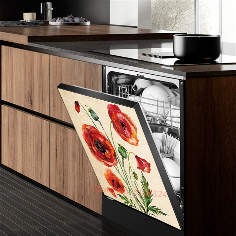 Potted Flower Sticker For Dish - Interior Design Kitchen recension och pris