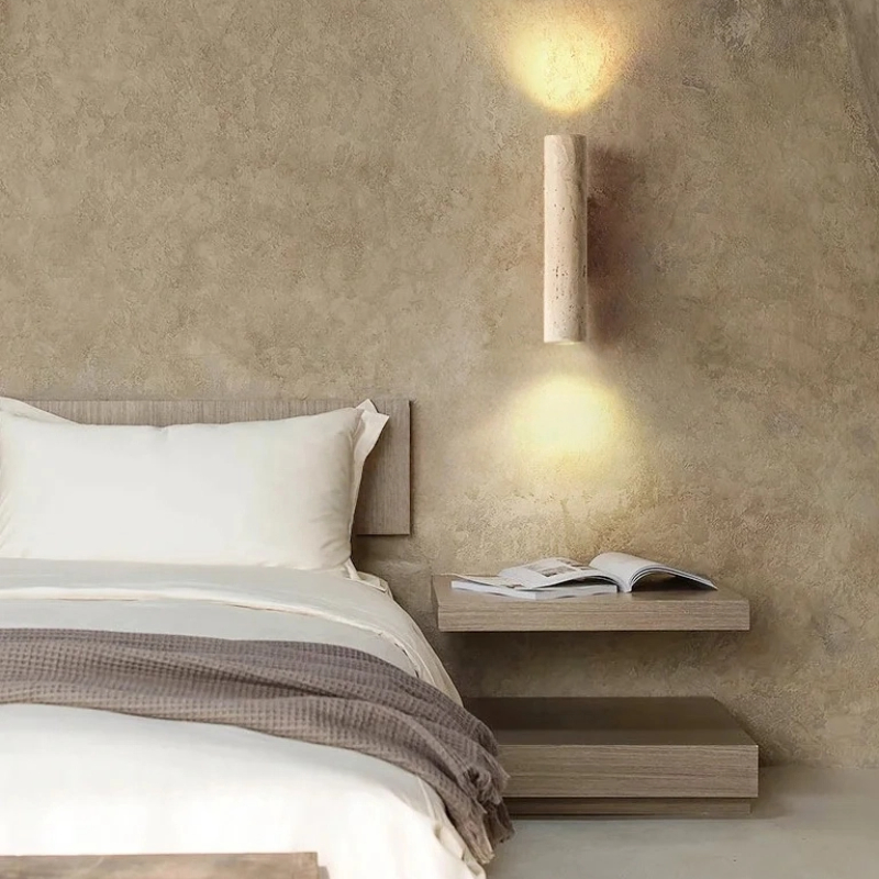 Wabi Sabi Yellow Marble Wall L - Interior Design Japandi recension och pris
