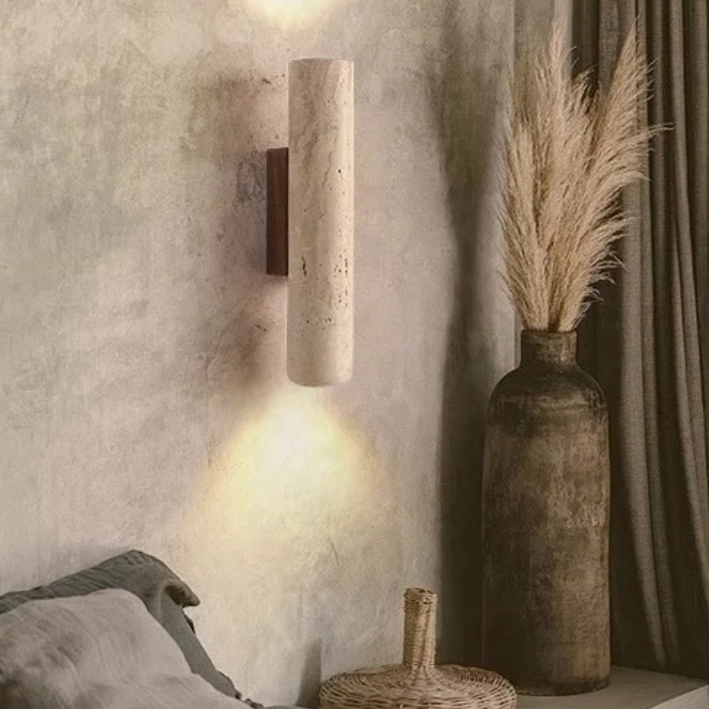 Wabi Sabi Yellow Marble Wall L - Interior Design Japandi recension och pris