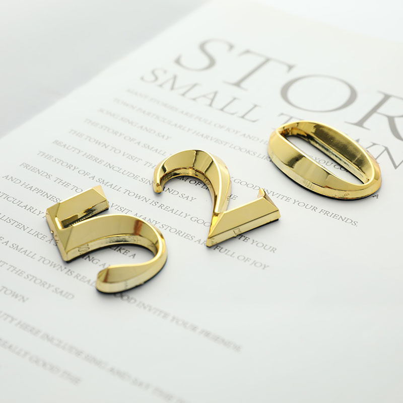 1 Pc Creative Gold Door Number - Interior Design Quotes recension och pris