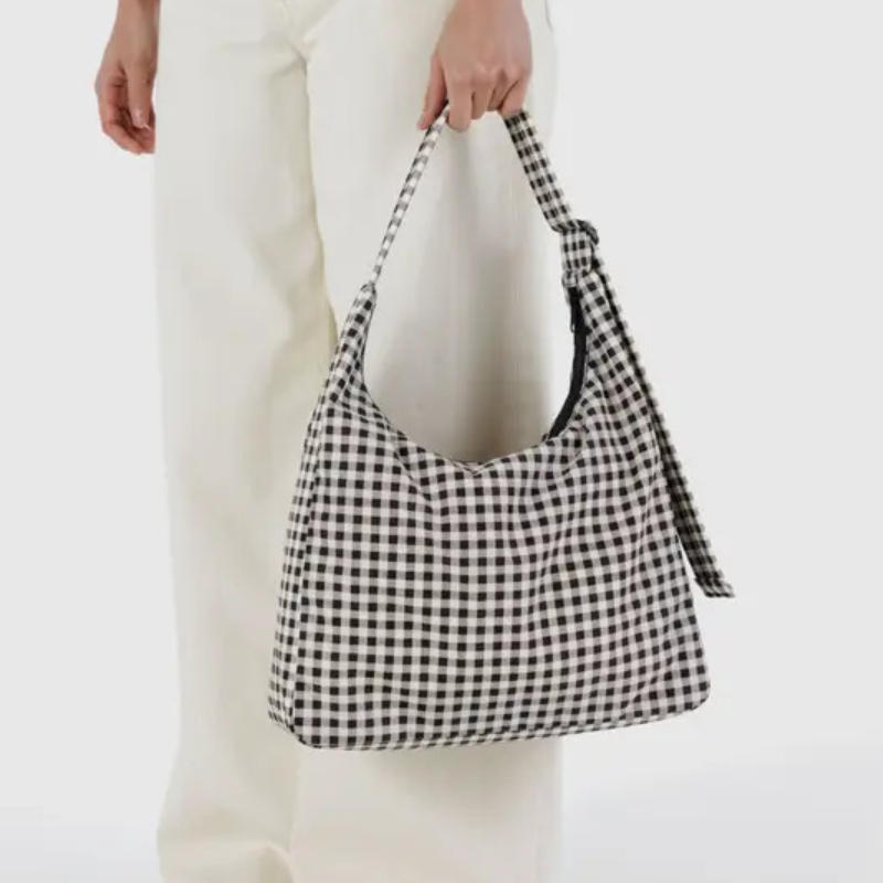 Designer Checkered Shoulder Ba - Interior Design Grid recension och pris