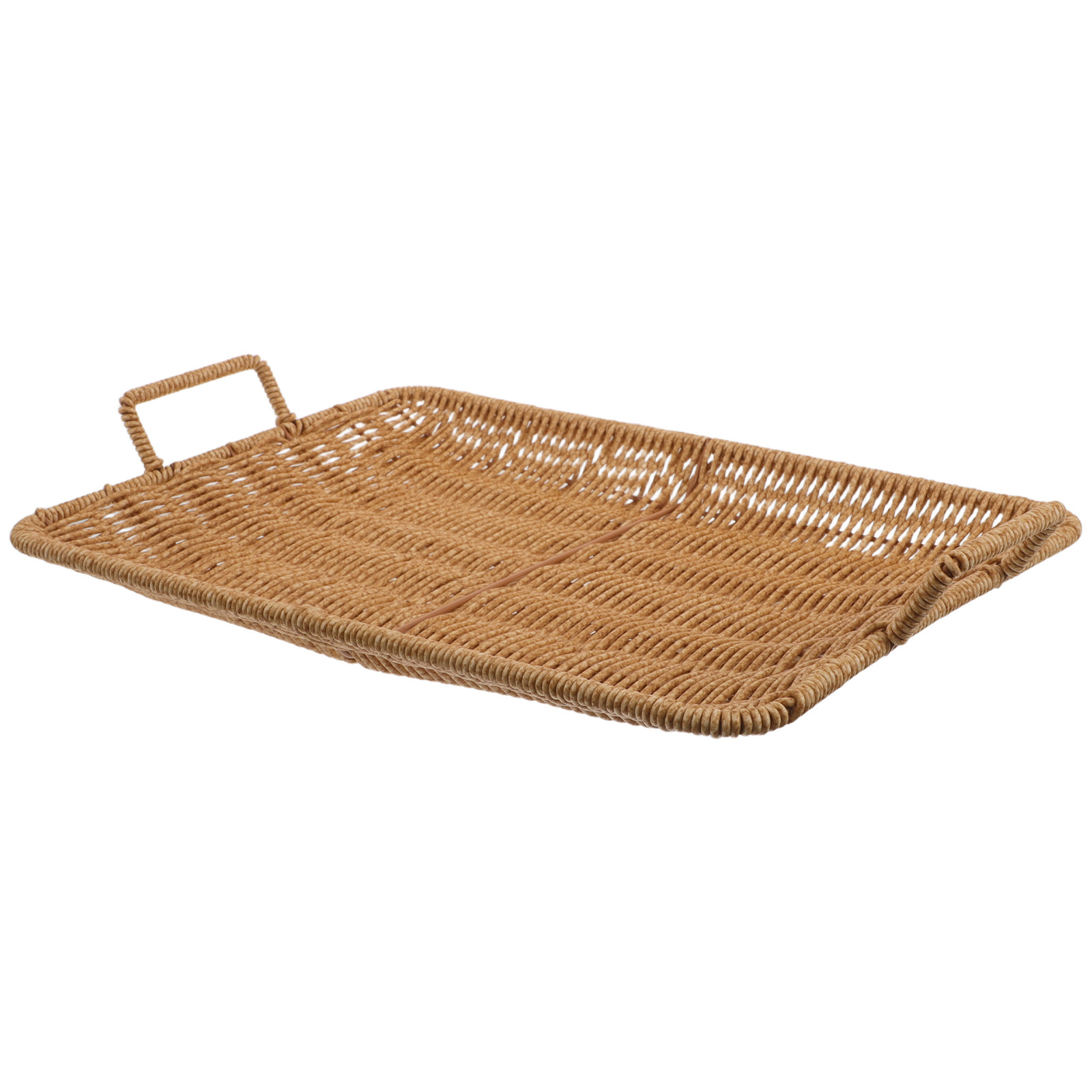 Small Rectangle Plastic Fry Ba - Rattan Tray Handle recension och pris