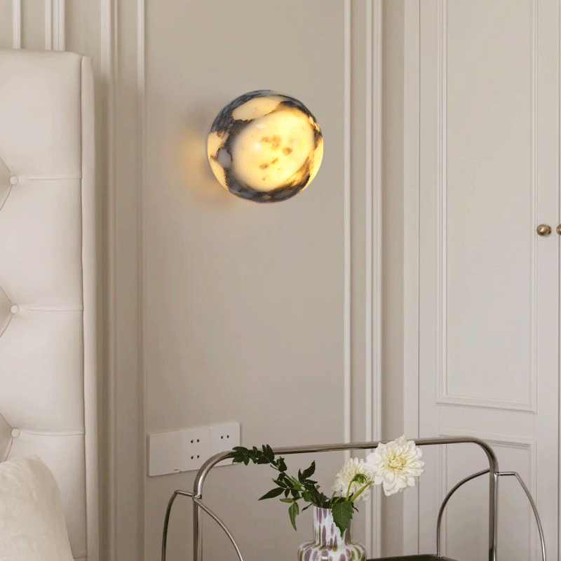 Ball Marble Natural Stone Wall - Interior Design Japandi recension och pris