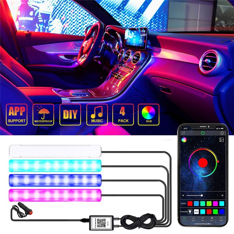 A30F-Car LED Lights Interior S - Interior Design Apps recension och pris