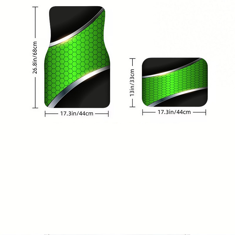 2D 4pcs Car Floor Mats, Materi - Interior Design Grid recension och pris
