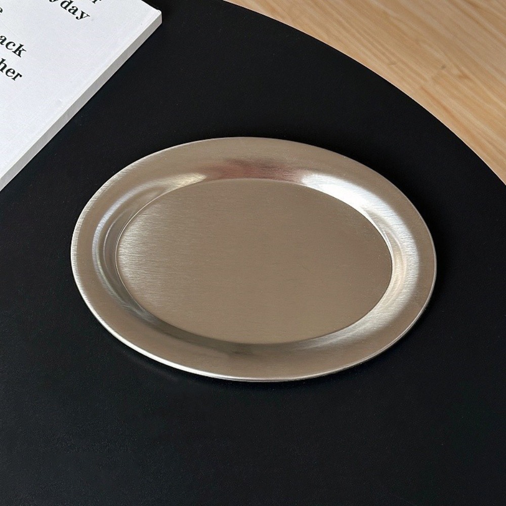 New Stainless Steel Cake Tray  - Travertine Tray Oval recension och pris