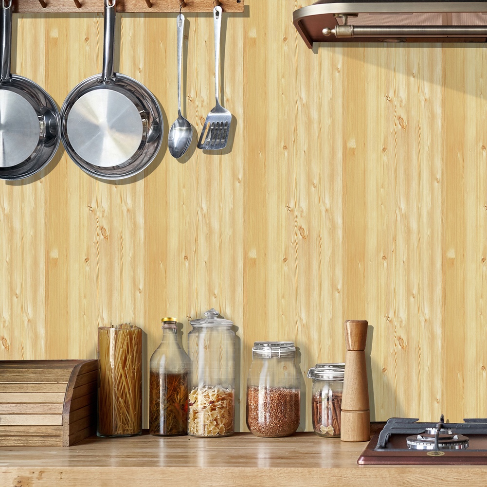 Scandinavian Wood Grain PVC Wa - Interior Design Scandinavian recension och pris