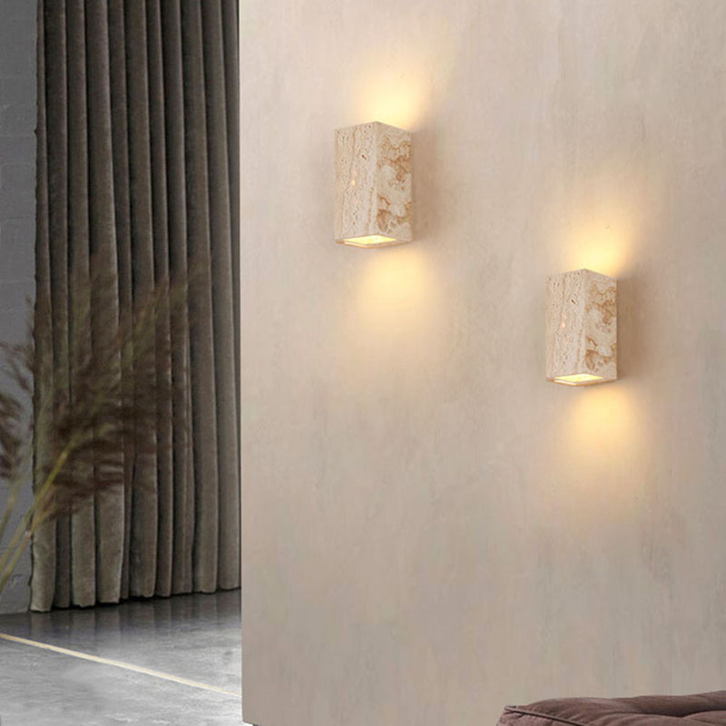 Cuboid Stone LED Wall Lamp 300 - Interior Design Japandi recension och pris
