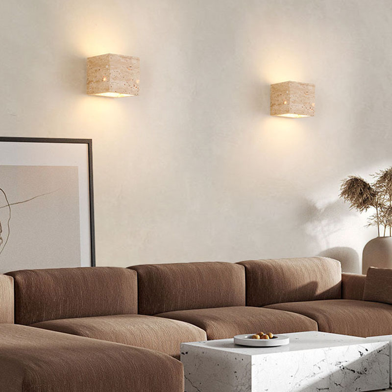 Cuboid Stone LED Wall Lamp 300 - Interior Design Japandi recension och pris