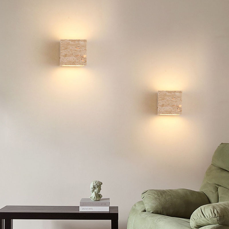 Cuboid Stone LED Wall Lamp 300 - Interior Design Japandi recension och pris