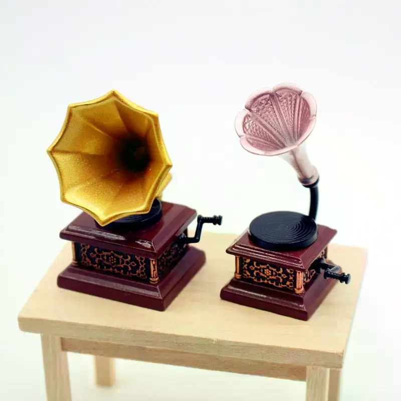 Dollhouse Vintage Phonograph M - Interior Design Living Room recension och pris