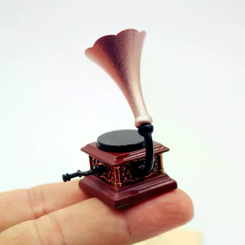 Dollhouse Vintage Phonograph M - Interior Design Living Room recension och pris