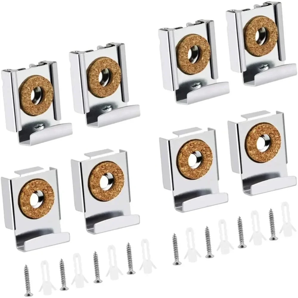 For 4pcs Chrome Mirror Wall Ha - Rattan Mirror Round recension och pris