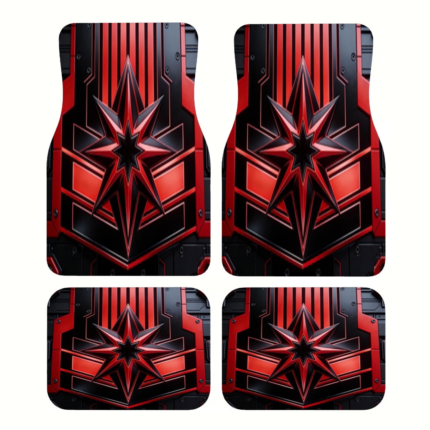 4pcs Car Floor Mats, Stylized  - Interior Design Tech recension och pris