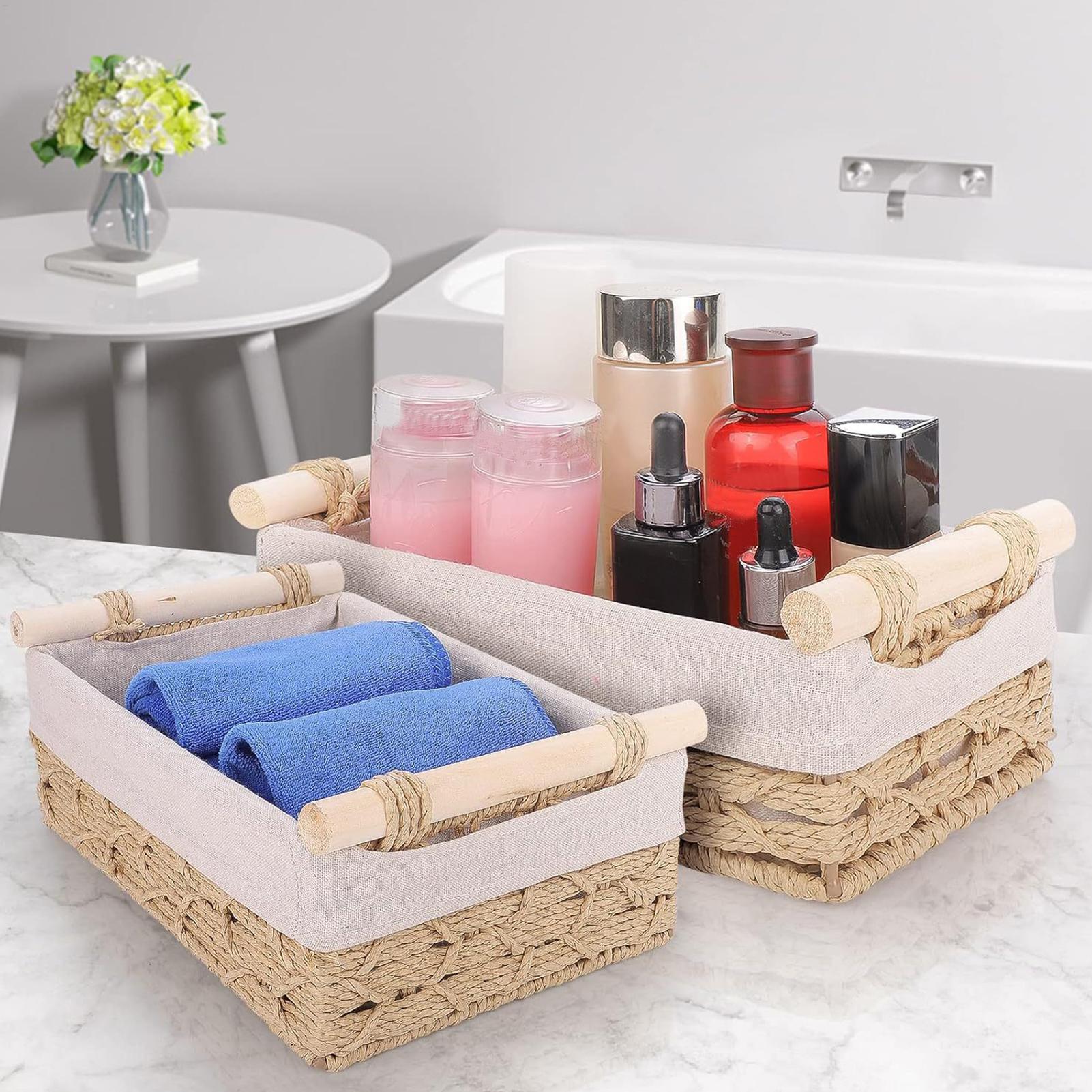 Storage Basket with Handles &  - Rattan Tray Handle recension och pris