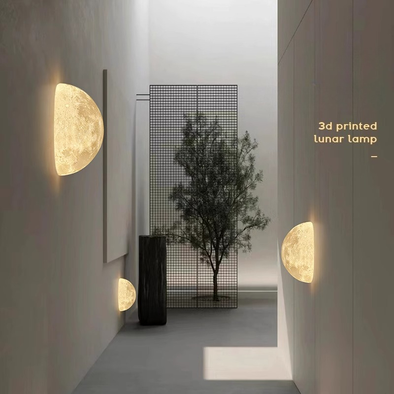 Half circle lunar ceiling ligh - Interior Design Japandi recension och pris