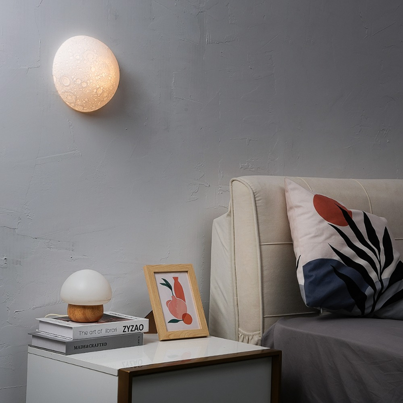 Half circle lunar ceiling ligh - Interior Design Japandi recension och pris