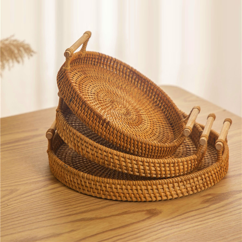 Rattan Strap Handle Storage Ba - Rattan Tray Handle recension och pris