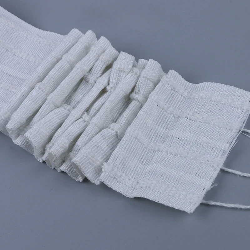 10 Meters Pull Pleated Tape Cu - Linen Curtain Eyelet recension och pris