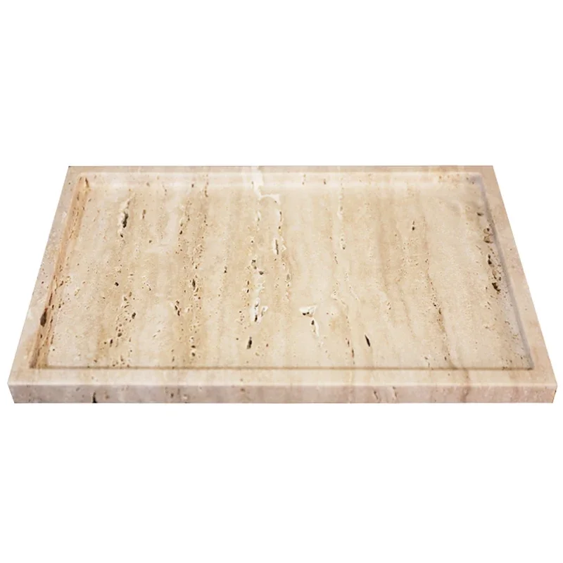 【Natural】30x20x1.8cm Nature Ma - Travertine Tray Oval recension och pris