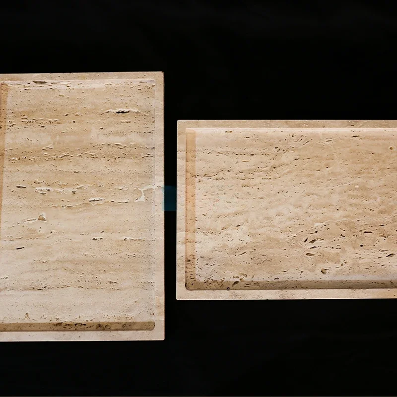 【Natural】30x20x1.8cm Nature Ma - Travertine Tray Oval recension och pris