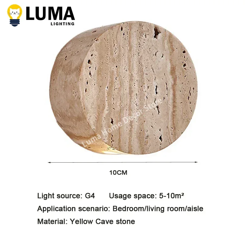 Luma Wabi-Sabi Yellow Traverti - Interior Design Japandi recension och pris