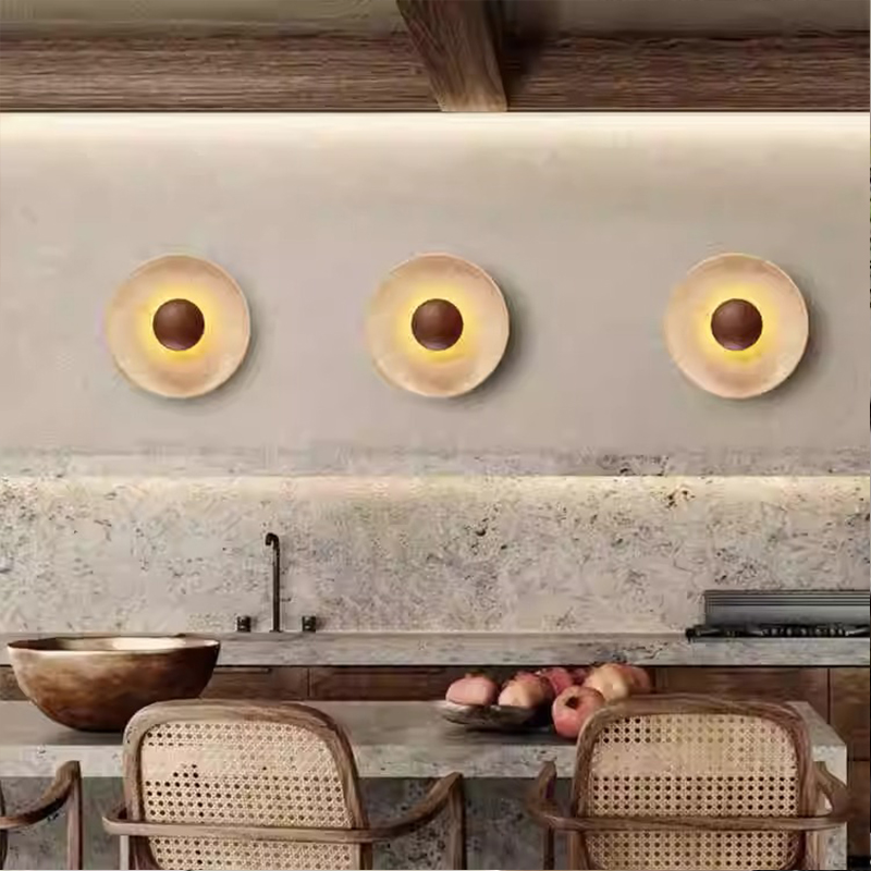 Mdoern Natural Stone Wall Ligh - Interior Design Japandi recension och pris