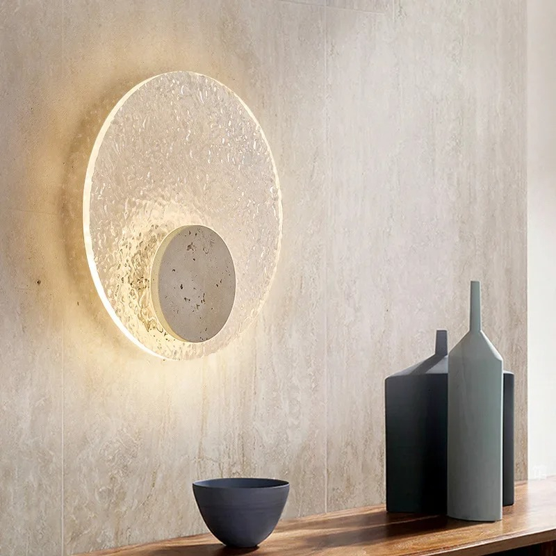 Modern Circular Acrylic Wall L - Interior Design Japandi recension och pris