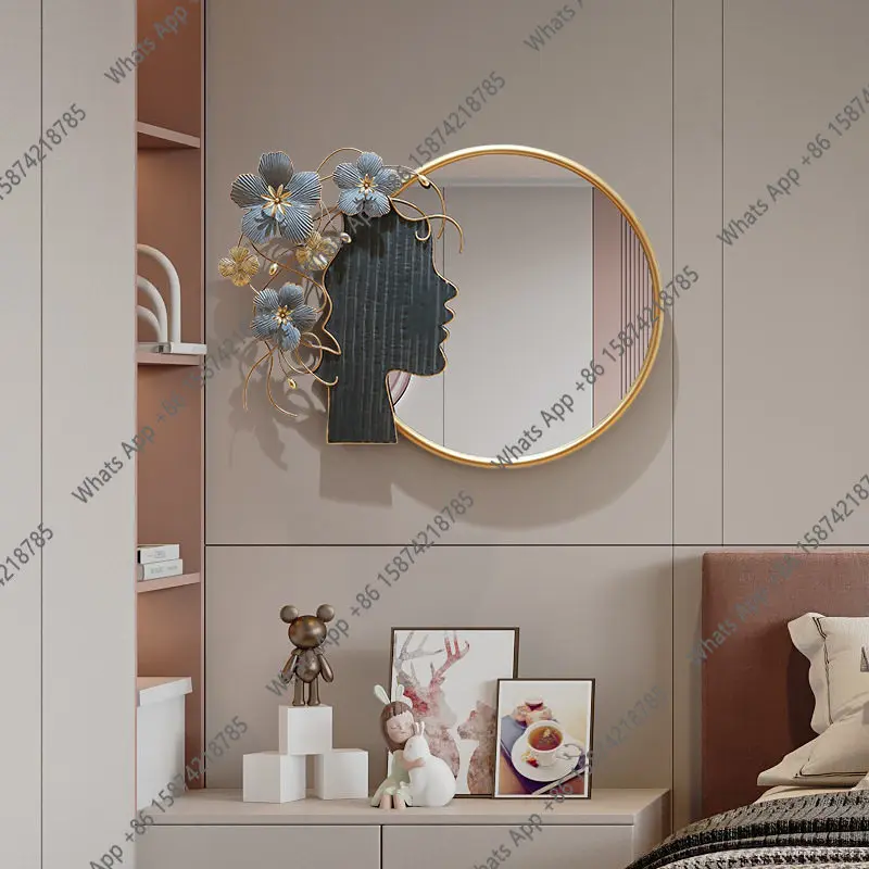 Premium Background Decorative  - Rattan Mirror Round recension och pris