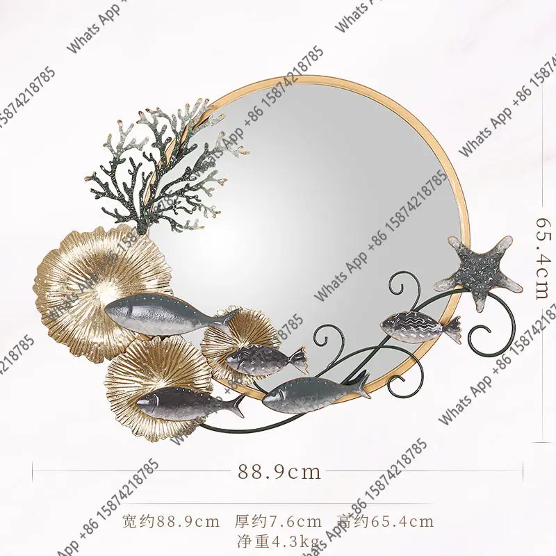 Premium Background Decorative  - Rattan Mirror Round recension och pris