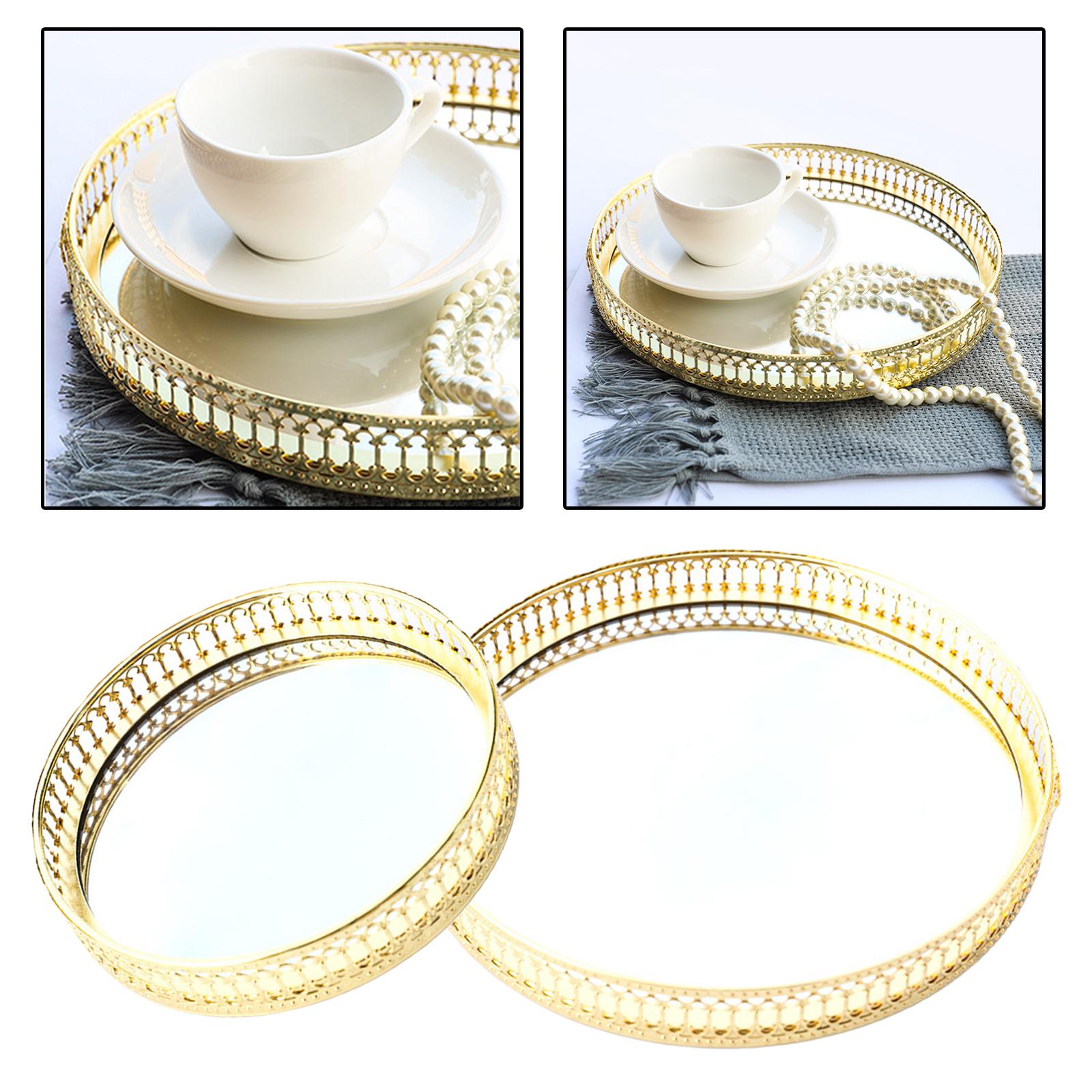 Perfume Jewelry Tray Mirror Tr - Travertine Tray Oval recension och pris